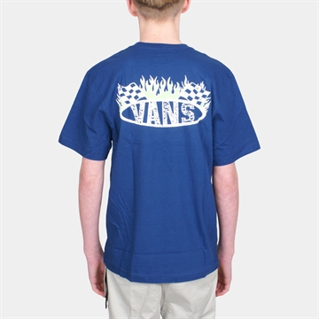 Vans Jr. T-shirt Racing Flames Deep Indigo